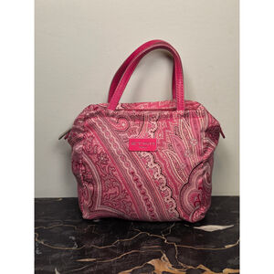RARE Archival Etro Milano Pink Paisley Vanity Bag - Signed Italy